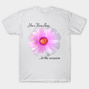 Moss Rose Flower T-Shirt